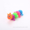 rubber simulation caterpillar toys cat toys vent toys